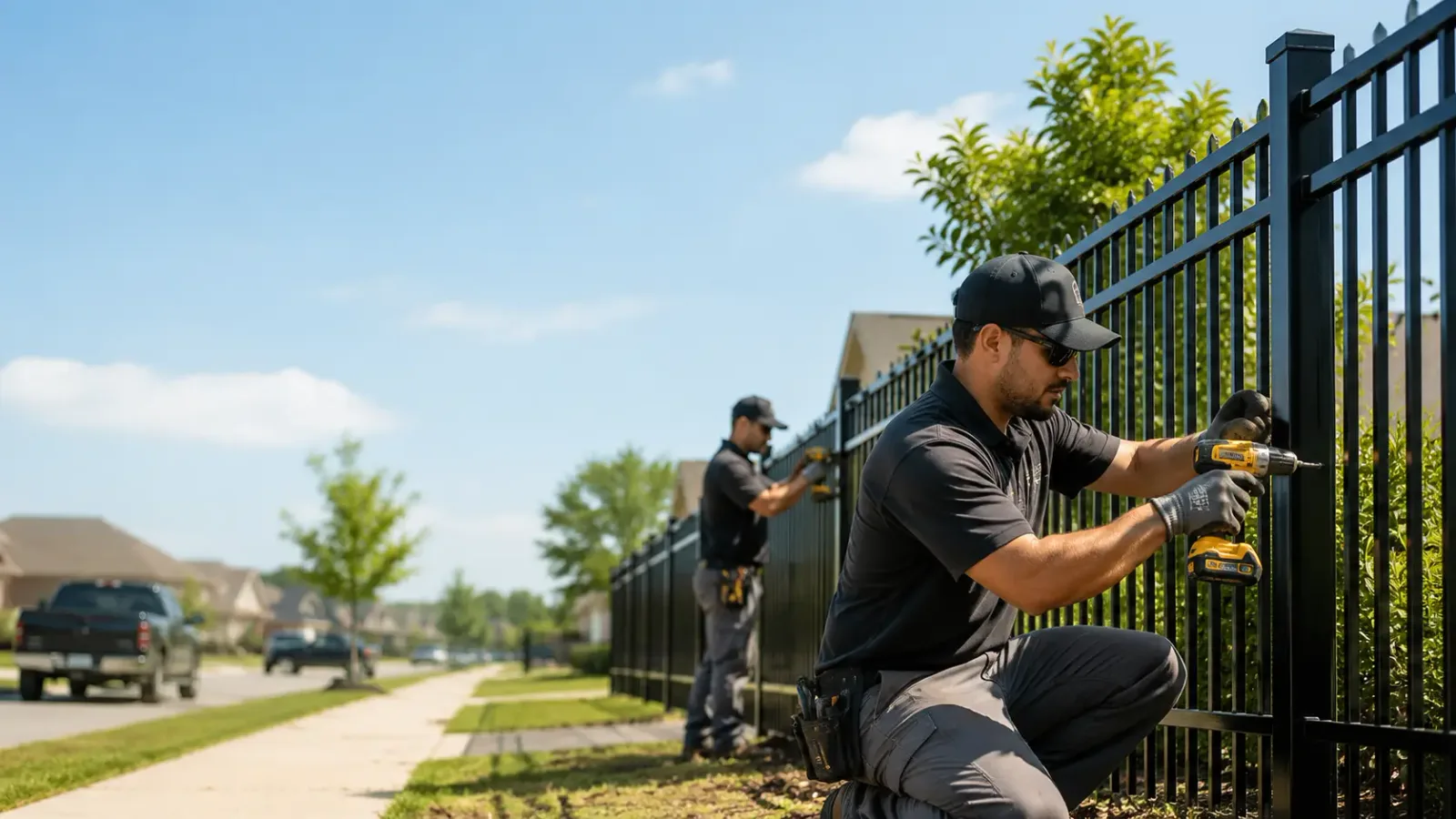Metal Fence Installation in Clear Lake, WI